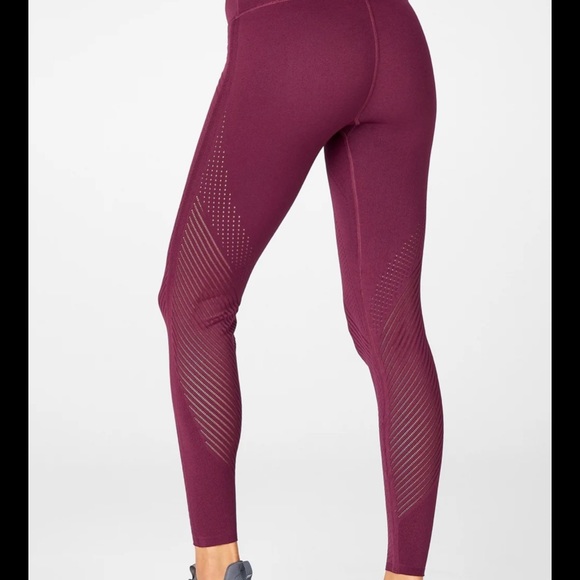 FABLETICS SculptKnitHigh-Waisted Mesh Capri Rare Find size S - Picture 1 of 4